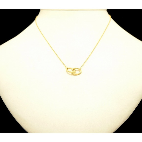 Tiffany Double Loop Yellow Gold Necklace